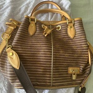 Brown and Tan Designer Women's Bag